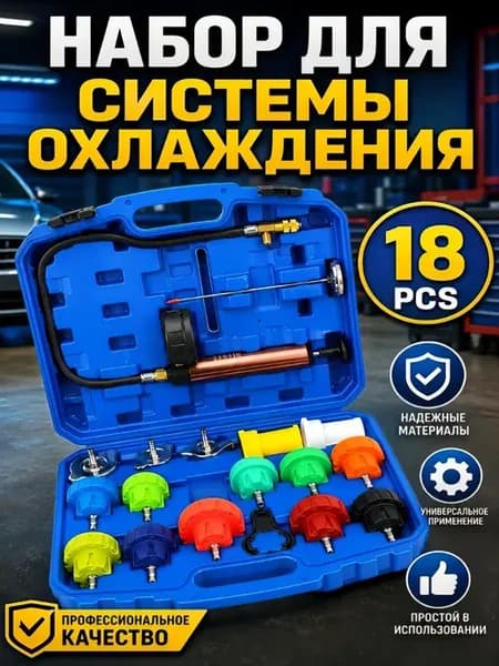 Набор для диагностики давления системы охлаждения