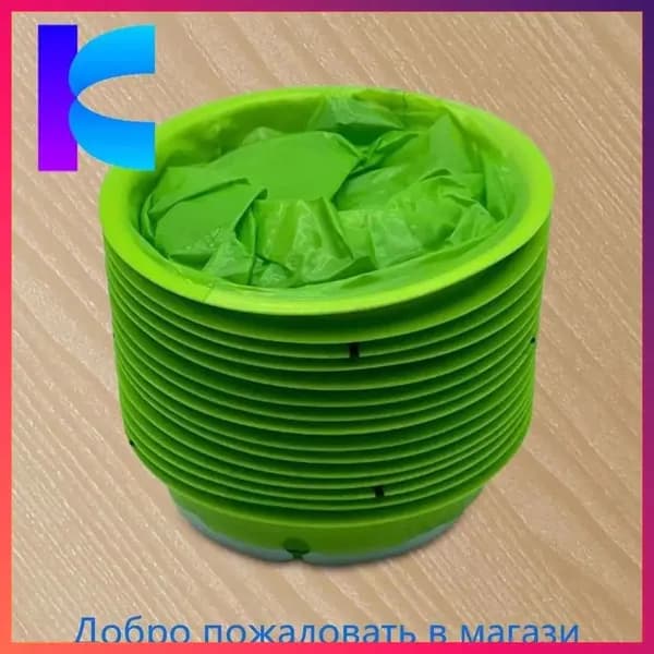 10 шт. Одноразовые пакеты для рвоты, пластиковые пакеты для рвоты для путешествий на открытом воздухе (зеленые)