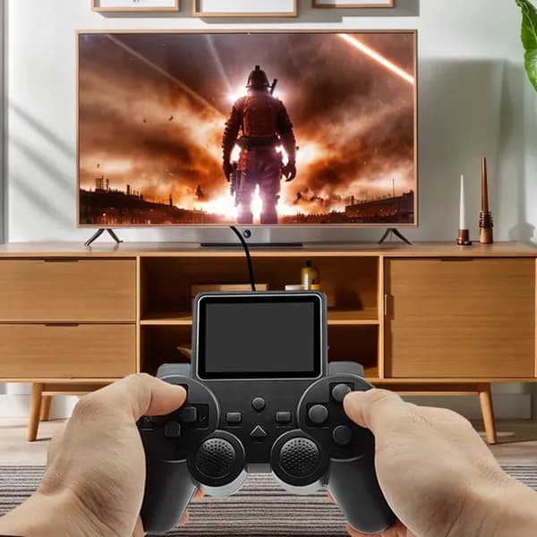 Портативная игровая консоль S10: 2,4 TFT-дисплей, 520 ретро-игр, джойстик, аккумулятор