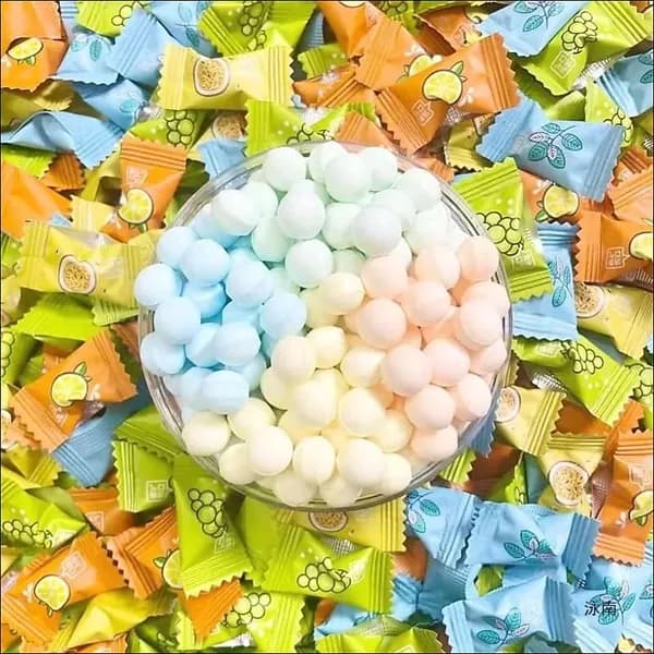 Bulk Sugar Free Vitamin C Mints 100 г Смешанный фруктовый вкус Свежее дыхание