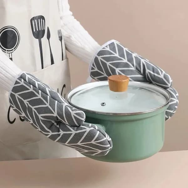 Прихватка рукавица для кухни 1 шт. Чёрный