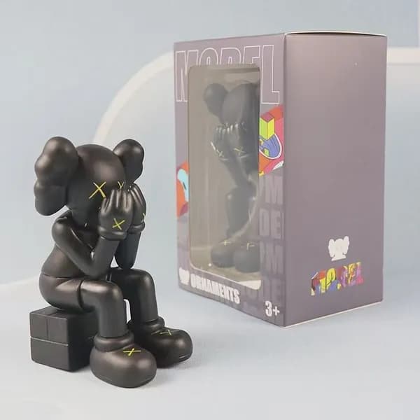 Kaws Companion 20 см игрушка коллекционная черная