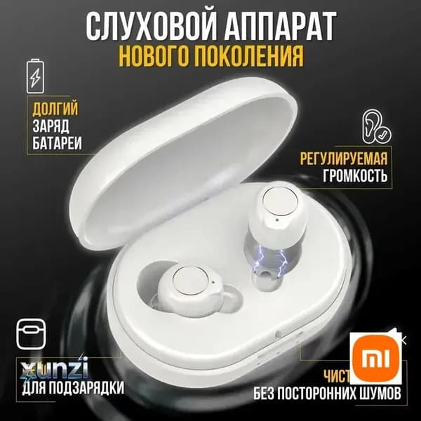 Слуховой аппарат для пожилых с зарядкой