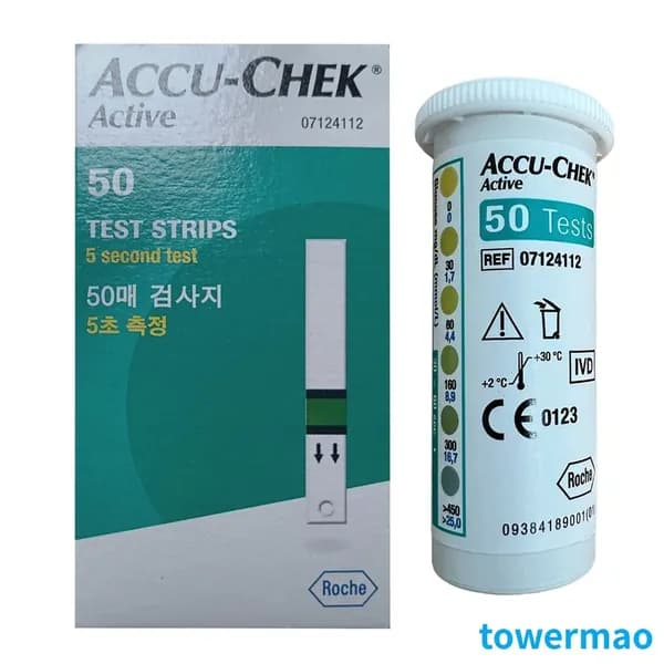 Глюкозные тест-полоски Roche, 50 шт, для измерения сахара в крови