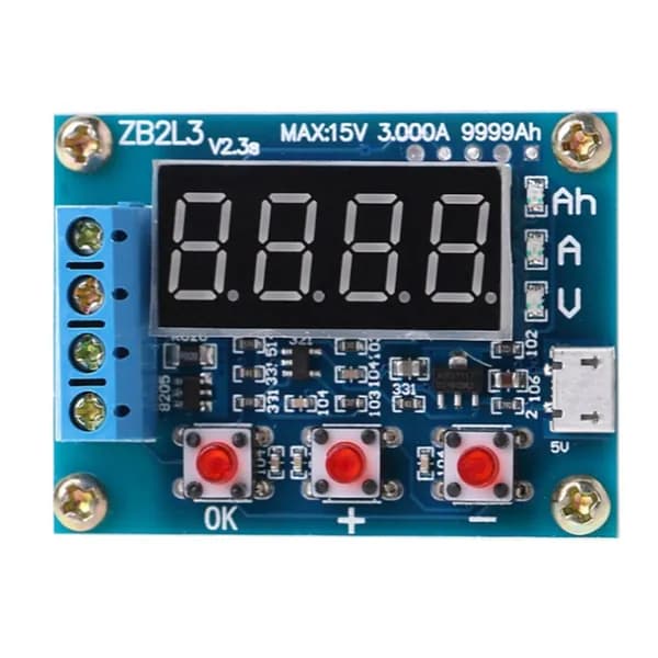ZB2L3 18650 Тестер аккумуляторов Внешняя нагрузка разрядка