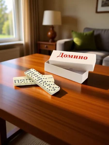 Домино классическое / Настольные игры для детей и взрослых в коробке