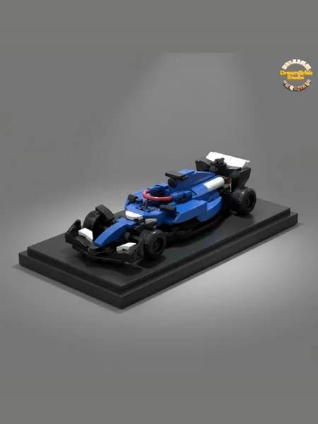 Сборная модель болида Формулы 1 VCARB 01, детализированный конструктор MOC для взрослых, гоночный автомобиль для полки