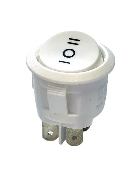 Круглый переключатель 6А/250V тумблер для водонагревателя, цвет белый