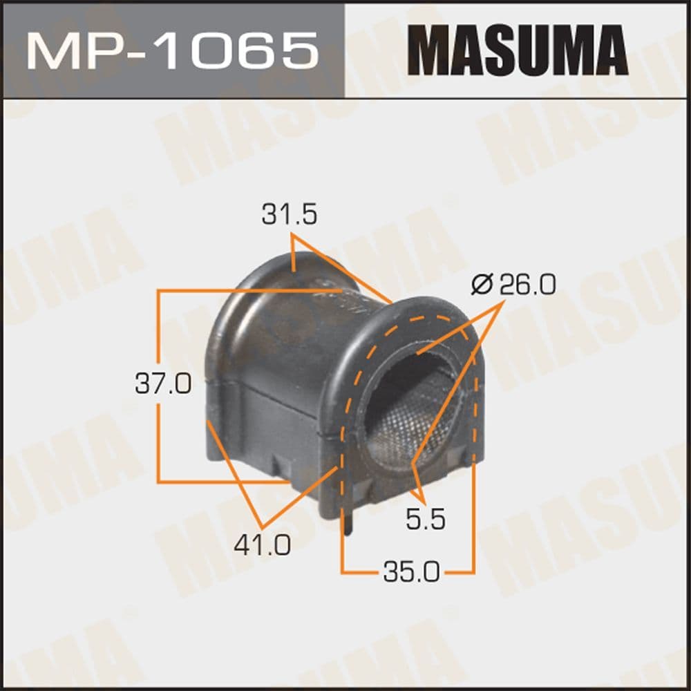 Втулка стабилизатора переднего ддя Lexus RX 270/350/450H 08> MP-1065 MASUMA