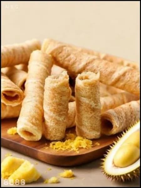 Яичные рулетики с дурианом (12 упаковок)