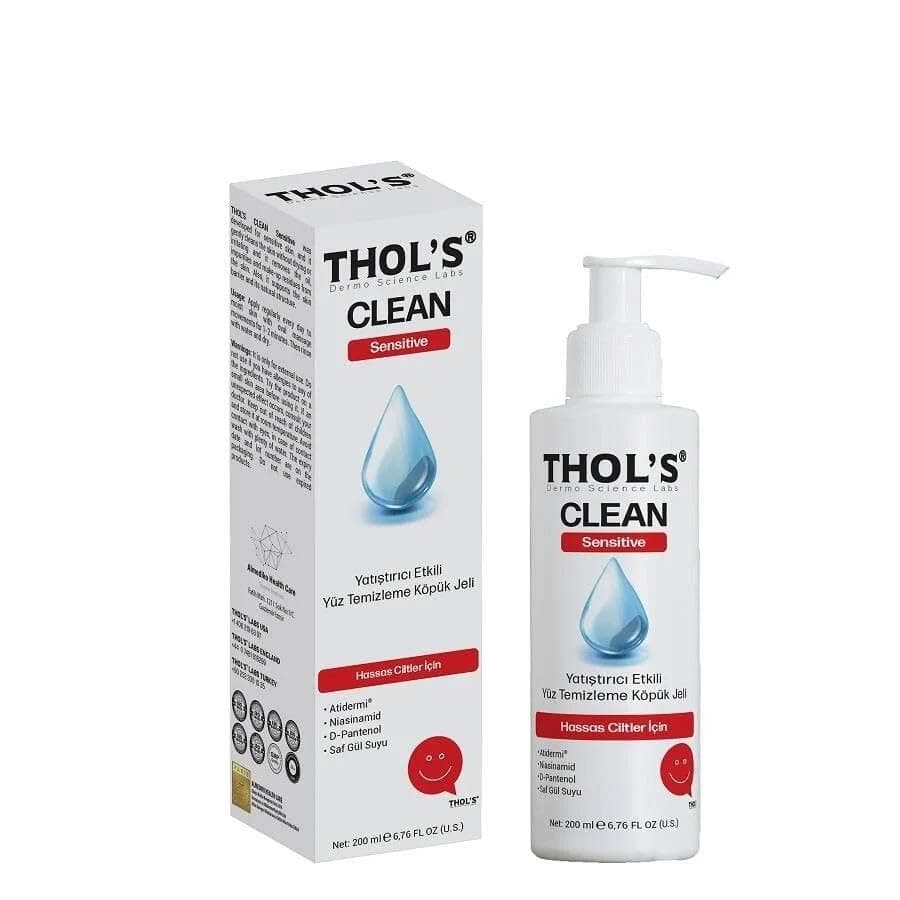 Thol's Clean Sensitive Очищающая пенка-гель для лица для чувствительной кожи 200 мл