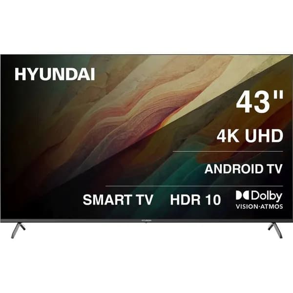 Hyundai Телевизор H-LED43BU7009 43" 4K UHD, черный