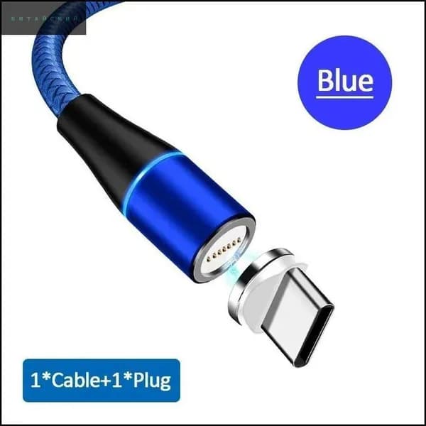 Кабель для мобильных устройств USB 2.0 Type-A/USB Type-C, 1 м, синий