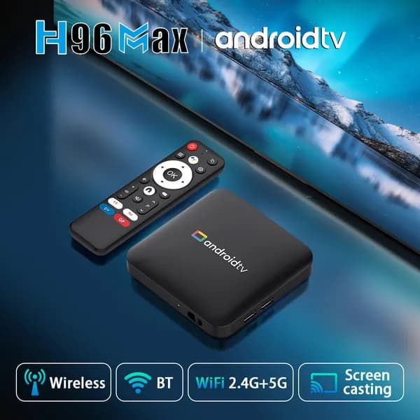 ТВ-приставка Android TV 4к, смарт приставка для телевизоров/мониторов/проекторов