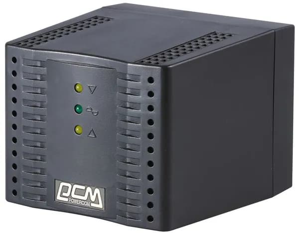 Стабилизатор напряжения/ Powercom TCA-1200 Black Tap-Change, 600W