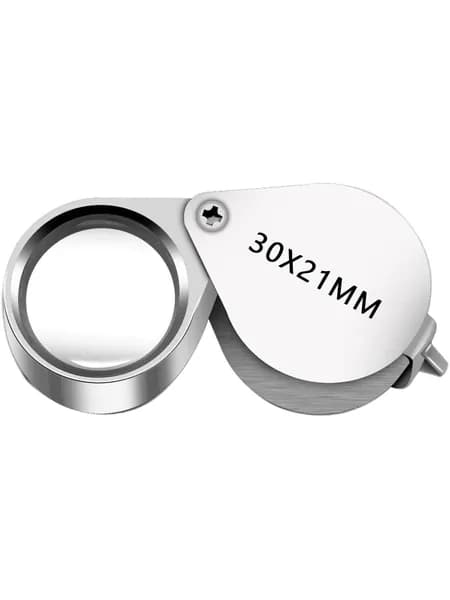 Лупа 30-кратная, диаметр: 21 мм