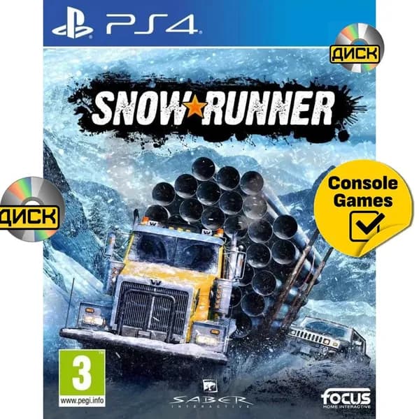 Игра PS4 Snow Runner (русские субтитры) (PlayStation 4, Русские субтитры)