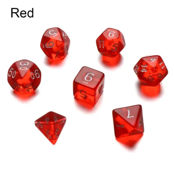 7Pcs/Set Кости набор