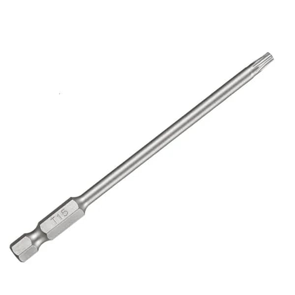 Бита отверточная шестигранная магнитная, T15. - 100mm