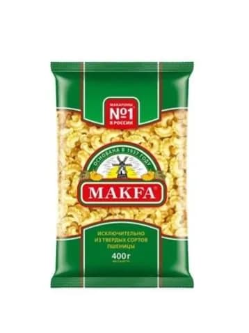 Макароны "Петушиные Гребешки" МАКFА, 400г