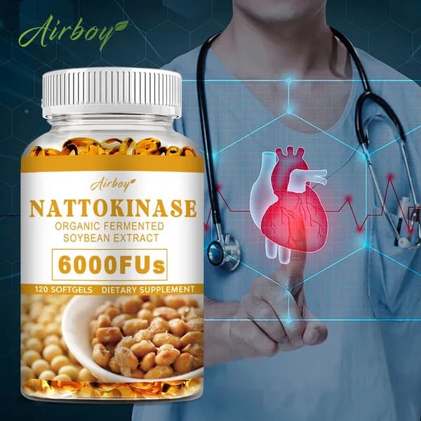 Биологически активная добавка Airboy Organic Fermented Soy Extract Nattokinase разработана для поддержания здоровья сердца и кровеносной системы.