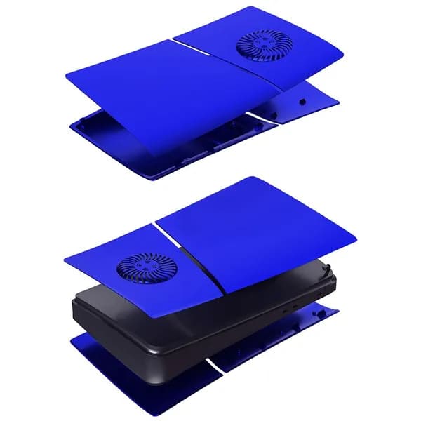 Корпус для PlayStation 5 Slim цифровая версия с вентиляционными отверстиями, цвет кобальтовый