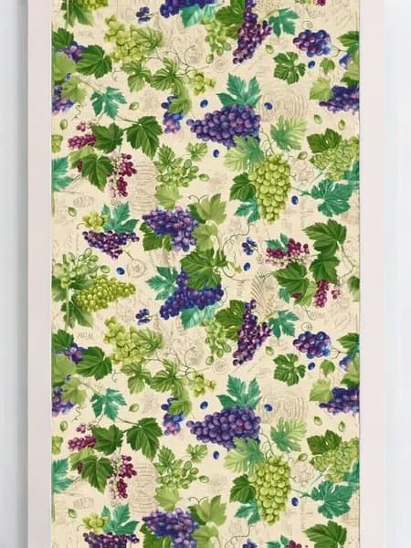 Полотенце кухонное вафельное Лоза, хлопок 100%, разноцветный, 38x75 см, 1 шт.