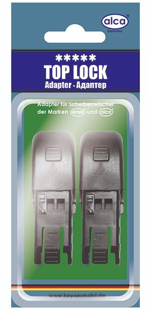 Адаптер щеток стеклоочистителя Top Lock (Golf, Passat, Ford Focus, Fiesta) (2шт) в блистере