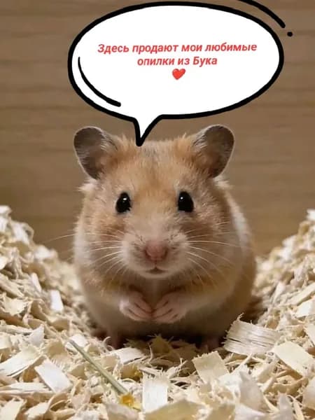 Опилки для грызунов буковые