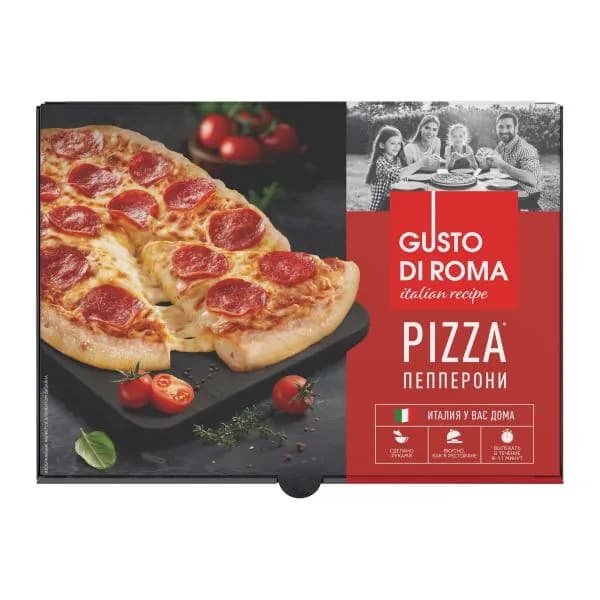 Пицца Gusto Di Roma Римская Пепперони 400г