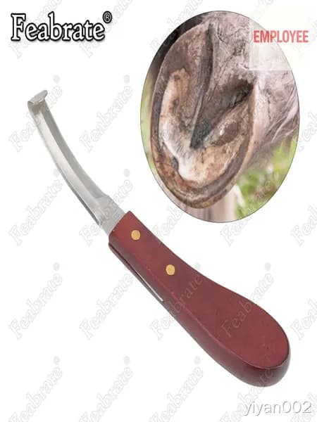 Нож для копыт двусторонний