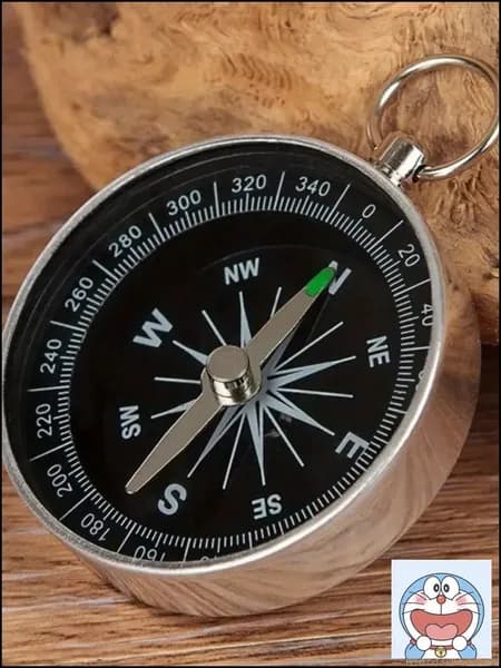 Компас, карманный, алюминиевый, для ключей и outdoor, 1 шт-260719