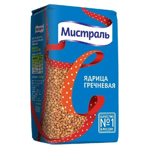 Гречка МИСТРАЛЬ Ядрица 900г