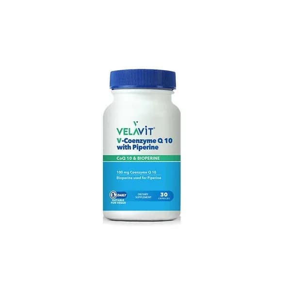 Velavit V-Коэнзим Q10 с пиперином 30 капсул