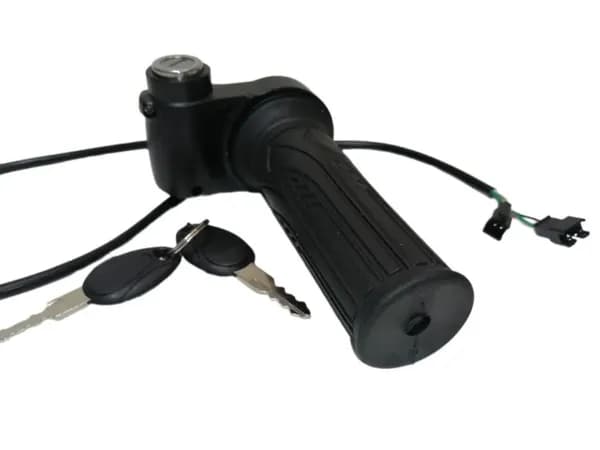 Ручка газа с замком зажигания Kugoo Kirin V3 Pro Plus
