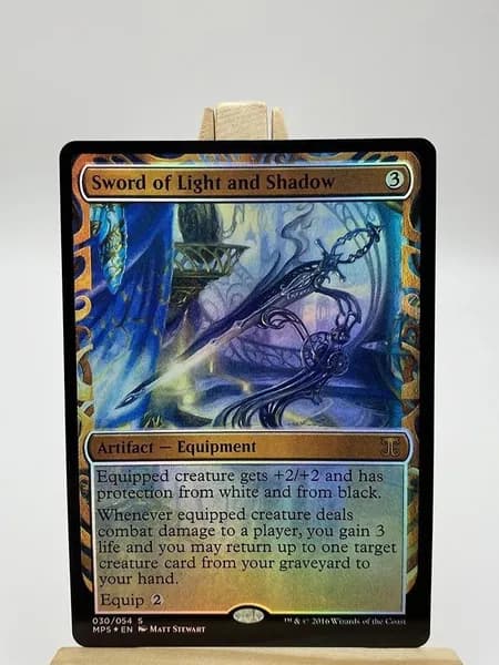 Магия сбора прокси-карт Высококачественные нефольговые карты Sword of Light and Shadow MPS#30 фольга