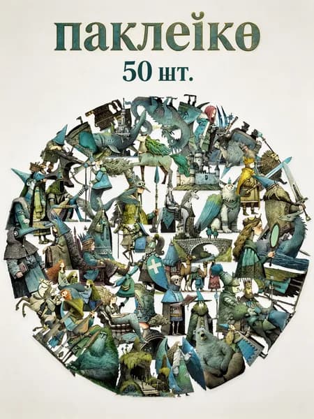 Наклейки, листов: 50