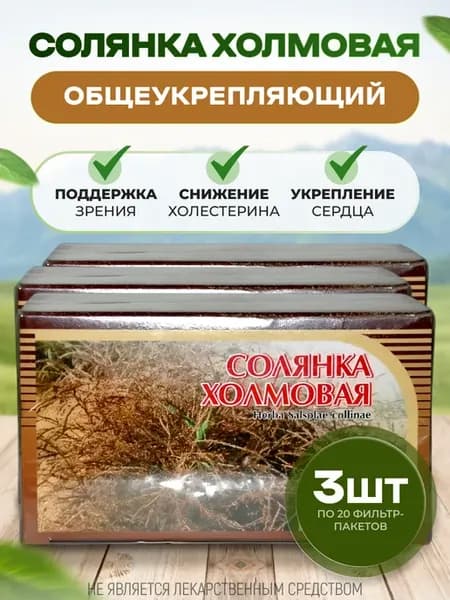 Травяной чай в пакетиках Солянка холмовая 3 шт