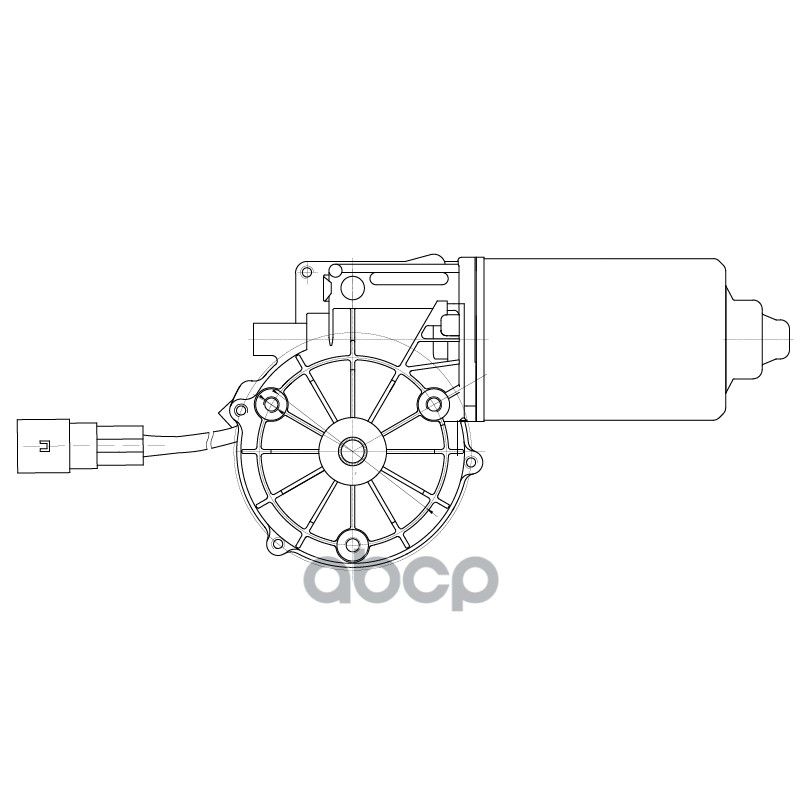 Моторедуктор стеклооч. для а/м shacman x6000 (23-) (vwf 1410) STARTVOLT VWF1410, oem DZ16231740031