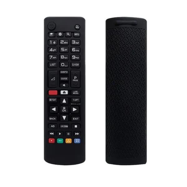 Подходит для LG AKB75095307 силиконовый защитный чехол пульта дистанционного управления-черный