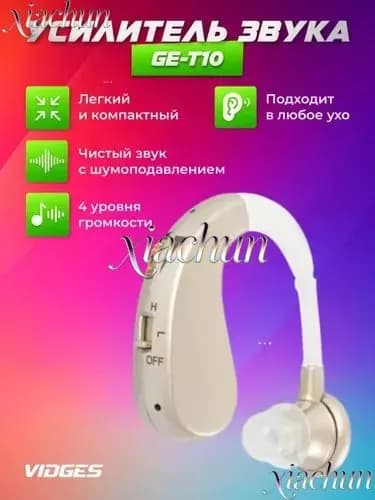 Усилитель звука GE-T10 Premium золотой