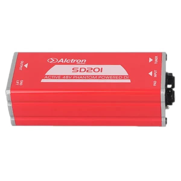 Преобразование импеданса активного DI-бокса Alctron SD201