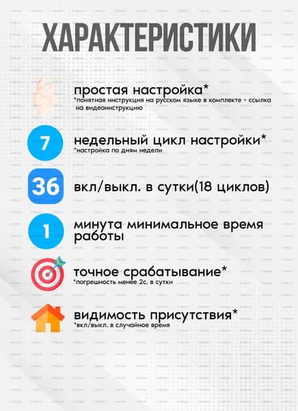 Розетка с таймером