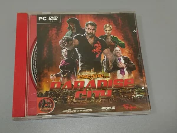 Диск с винтажной игрой для слабого ПК Escape from Paradise city