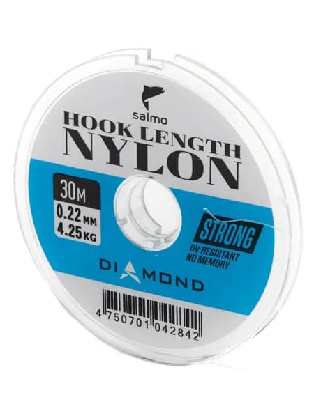 Леска Diamond HOOK LENGTH NYLON (Salmo), 30м, 0.22мм-4.25кг