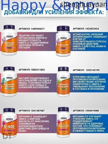 NOW Oмега-3, рыбий жир, 1000 мг, 200 капсул/Omega-3 Fish Oil