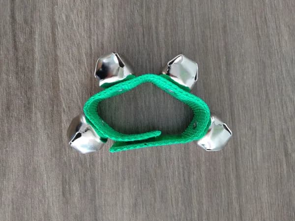 Музыкальный браслет с металлическими колокольчиками, детская развивающая игрушка для танцев