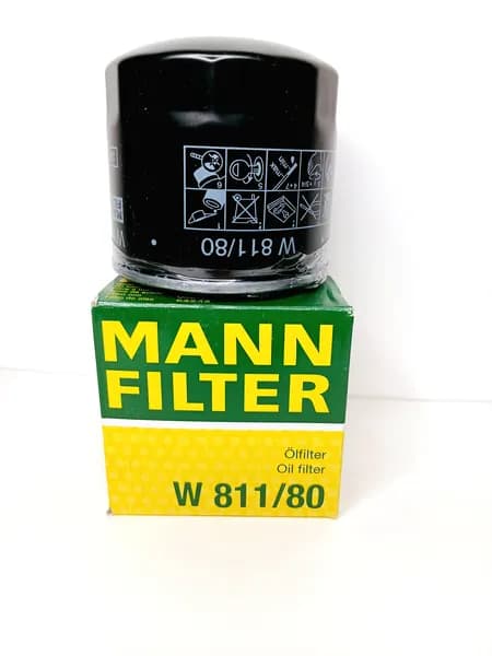 MANN FILTER Фильтр масляный арт. W811/80