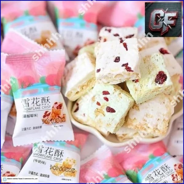 Бестселлер Snowflake Crisp с клюквой и молочным вкусом 20 pcs