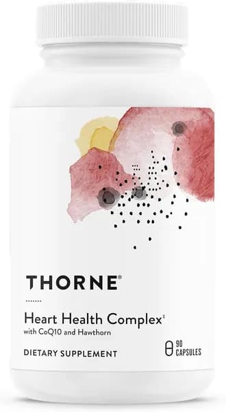 THORNE - Heart Health Complex - с CoQ10, таурином и боярышником - Коэнзим Q10 Дополнение